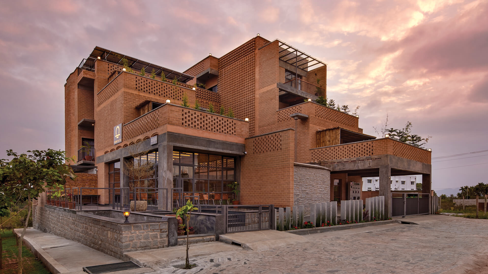 eco hotel image generated with ai